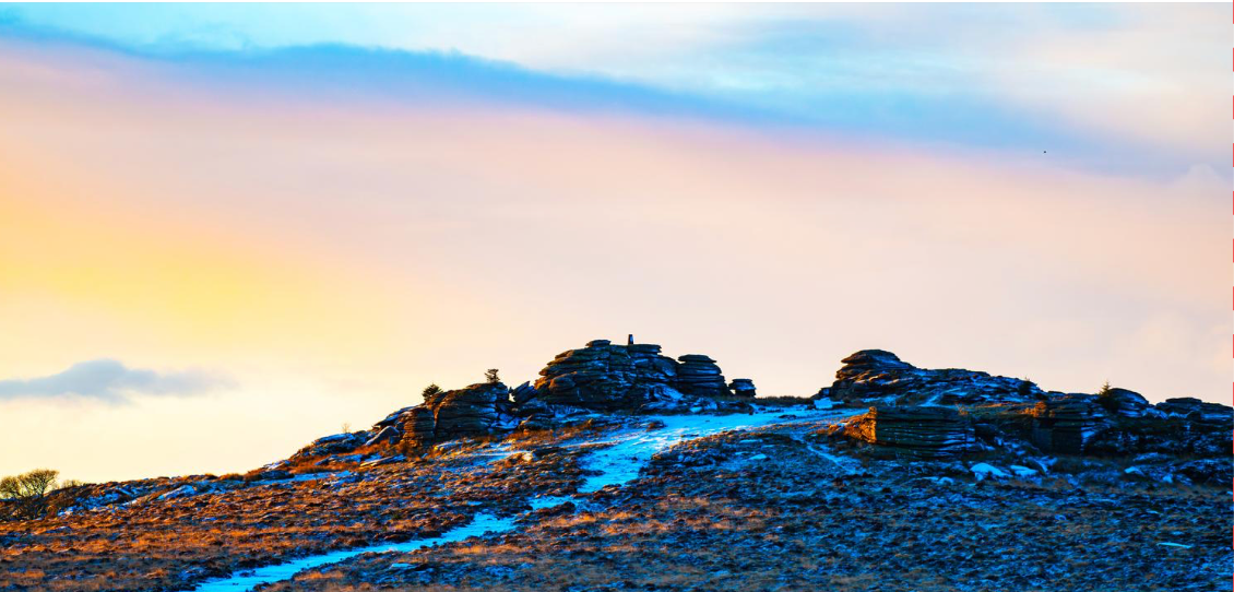 Golden Tor | Christmas Card