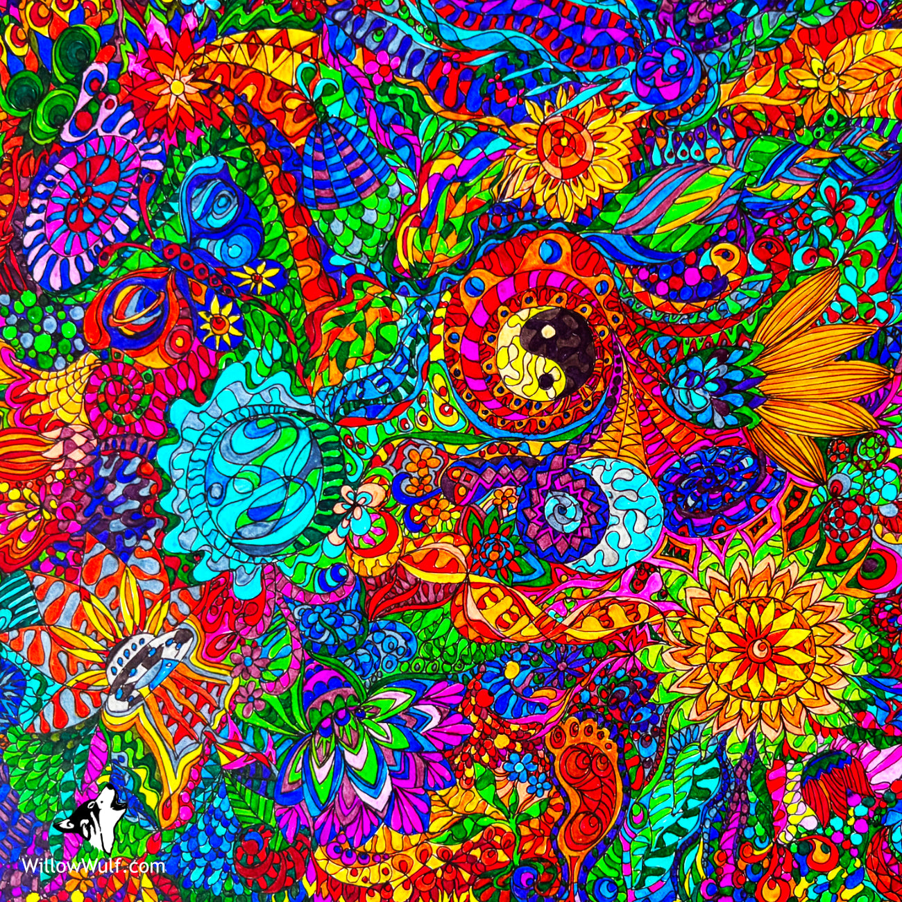 The Cosmos Doodle Magnet