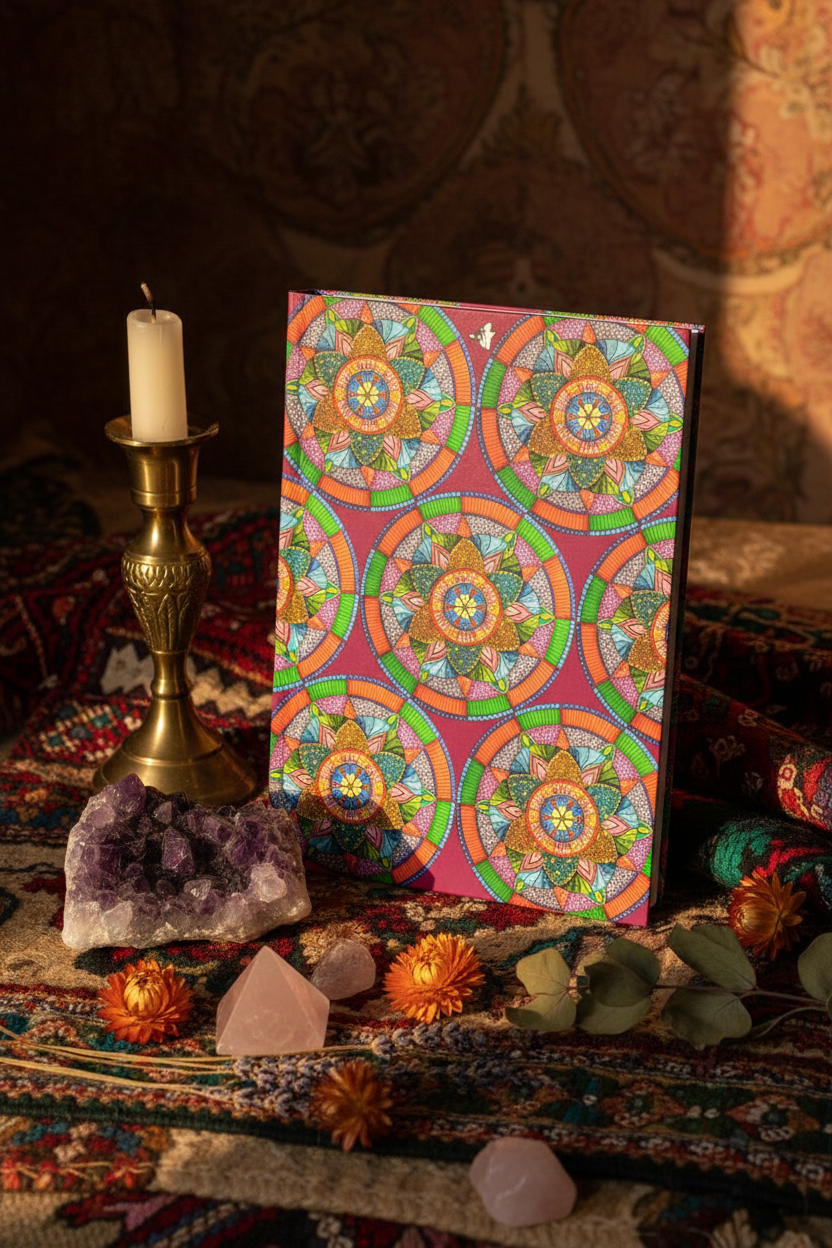 Flower Circle Bohemian Mockup