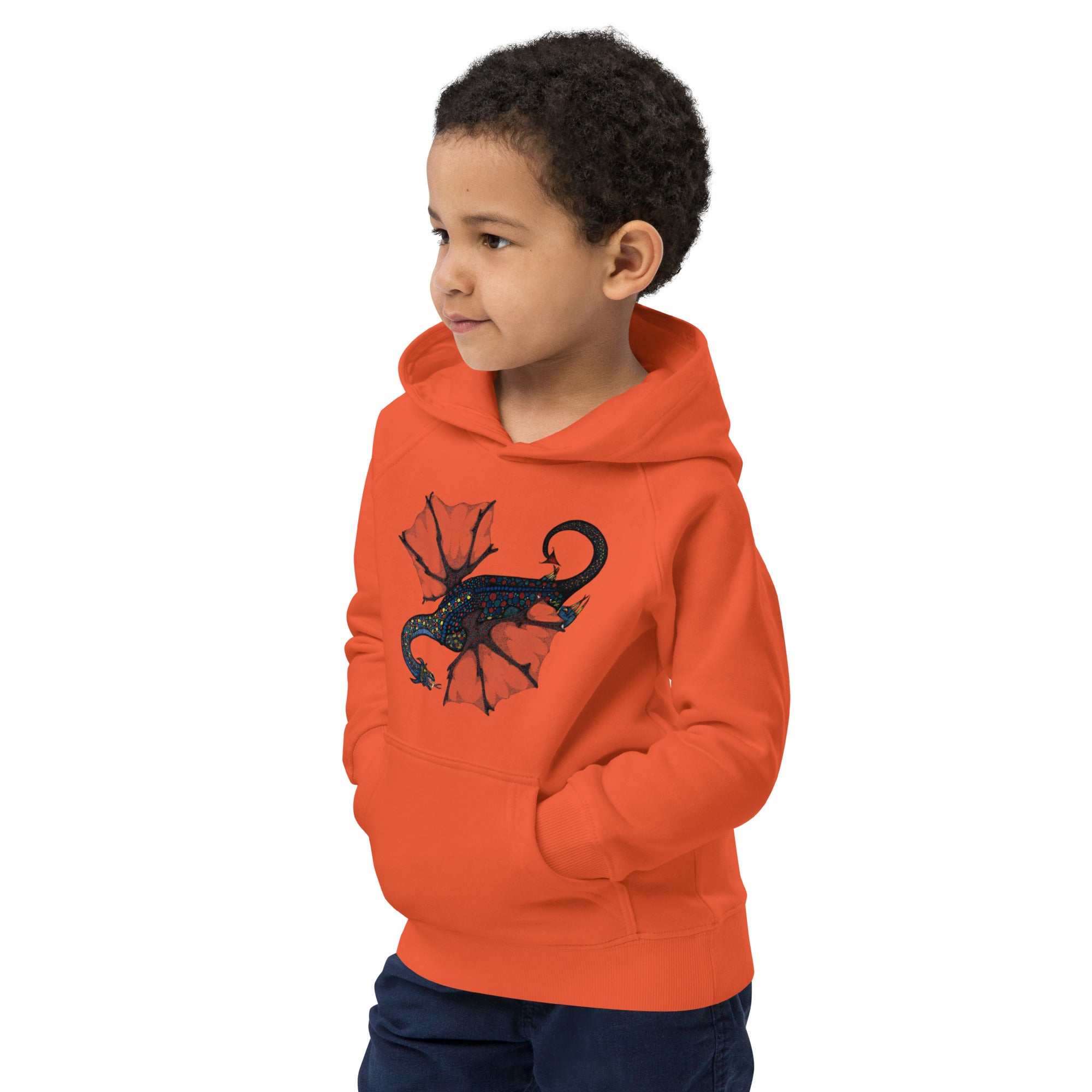 Kids eco hoodie 'Dragon'