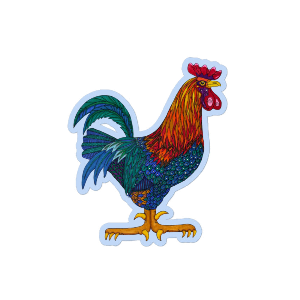 Bubble-free stickers 'Cockerel'