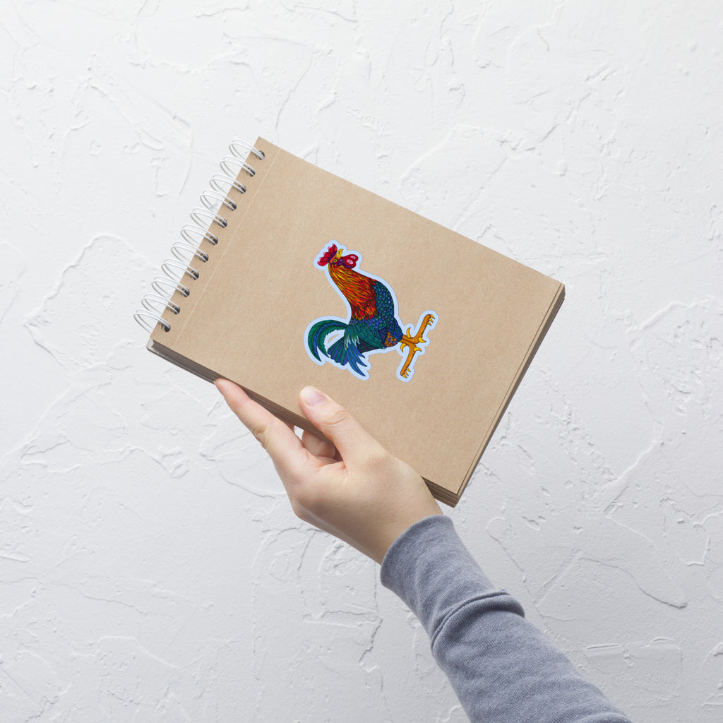 Bubble-free stickers 'Cockerel'