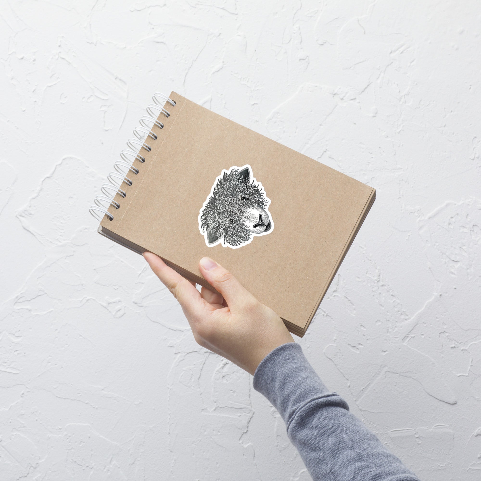 Bubble-free stickers 'Shaggy Sheep'