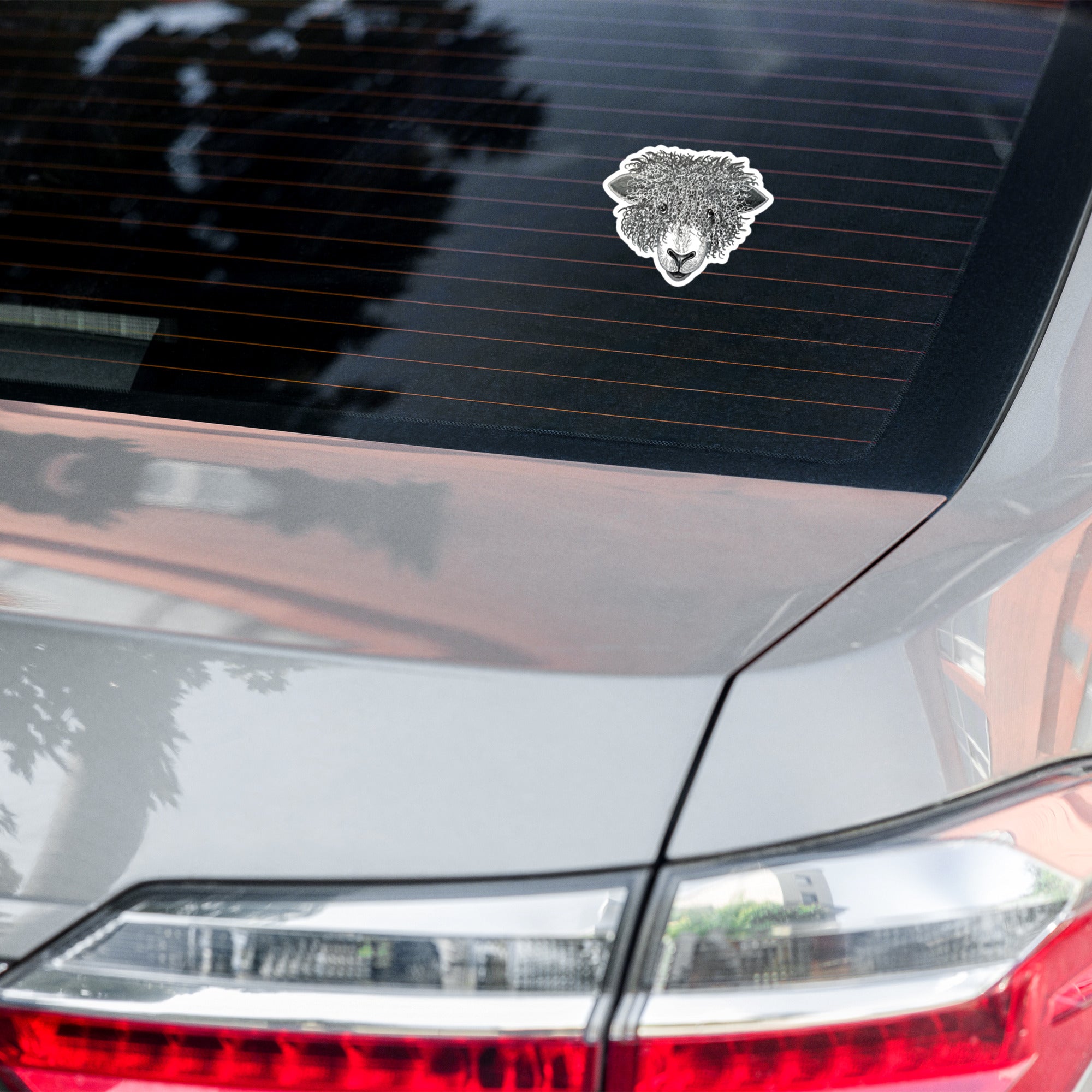 Bubble-free stickers 'Shaggy Sheep'