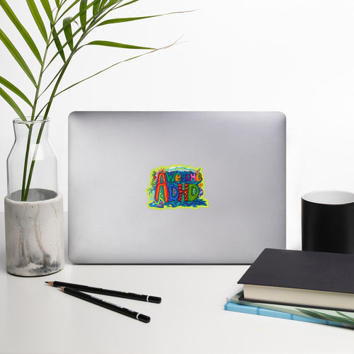 Bubble-free sticker 'Awesome ADHD'