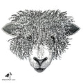 Shaggy Sheep Magnet