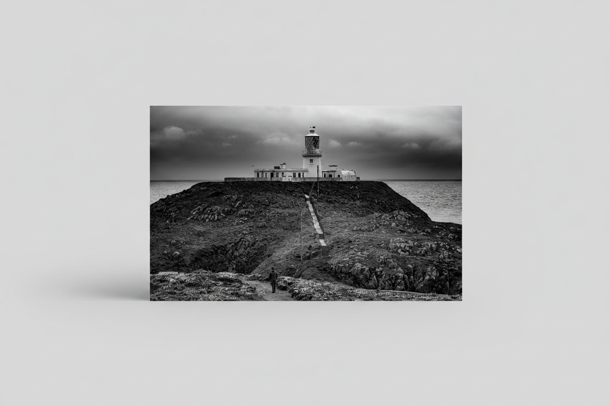 Strumble Lighthouse - Clean Studio Mockup