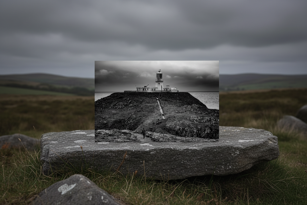 Strumble Lighthouse - Granite Slab Mockup