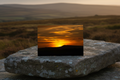 Sunrise over Hay Tor - Granite Slab Mockup