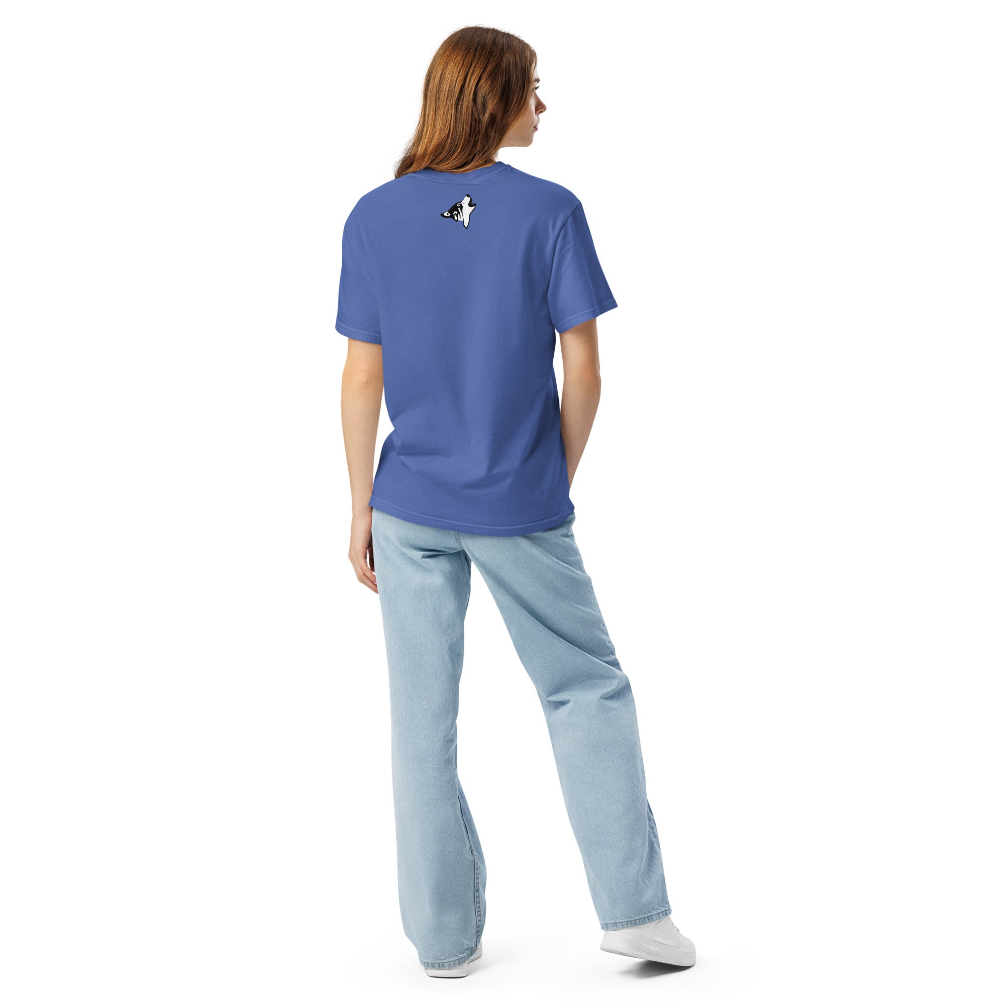 Unisex garment-dyed heavyweight t-shirt 'Cockerel'