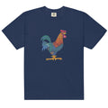 Unisex garment-dyed heavyweight t-shirt 'Cockerel'