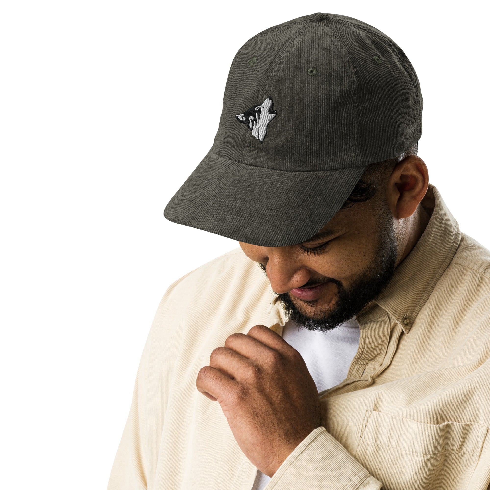 Vintage corduroy cap 'WillowWulf'