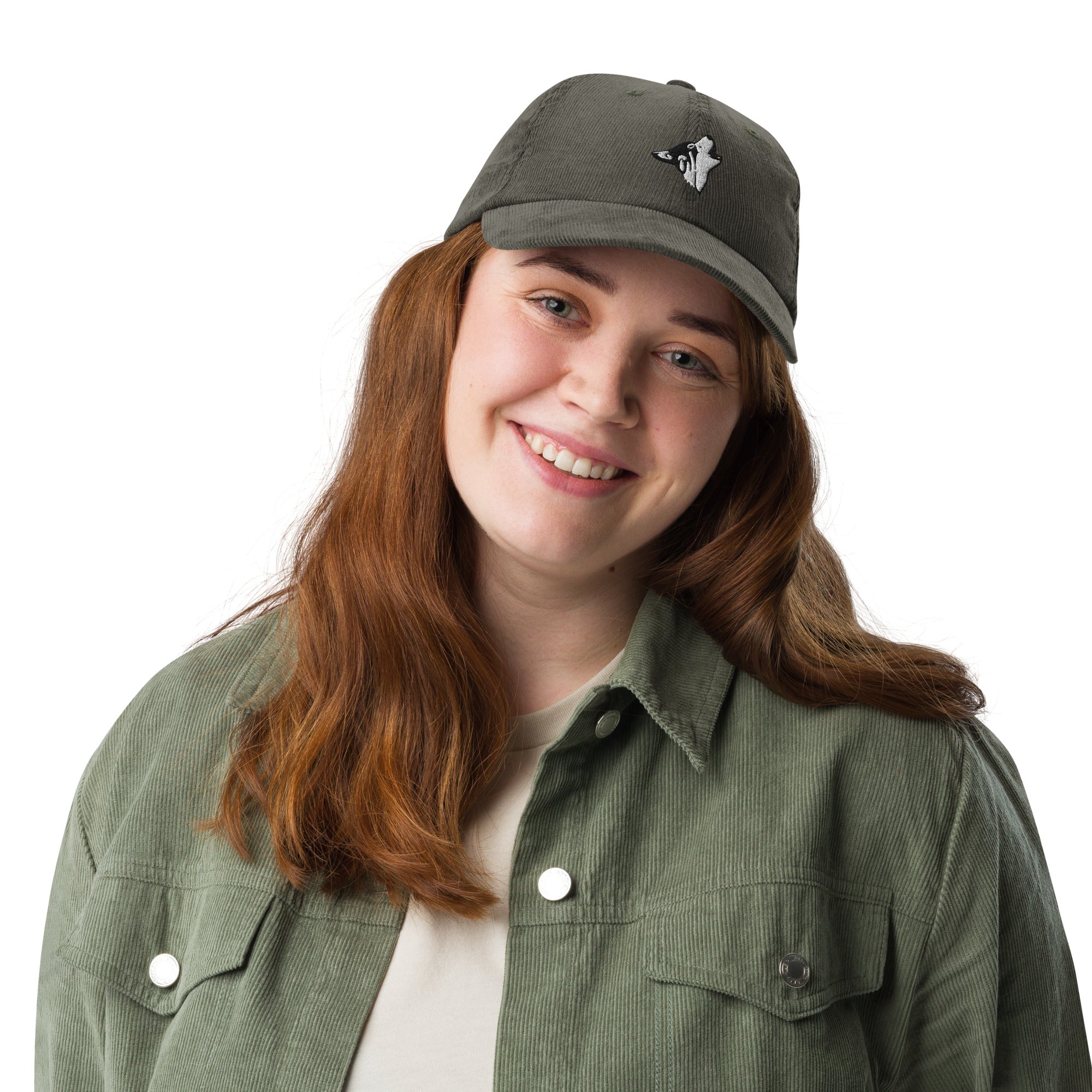 Vintage corduroy cap 'WillowWulf'
